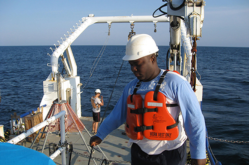 Ebenezer Nyadjro, an MSU associate research professor of oceanography through the Northern Gulf Institute